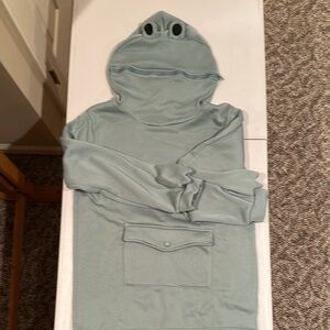 Green Frog Hoodie with Unique Design